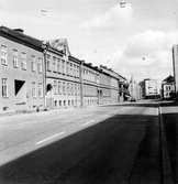 Hyreslänga vid Fabriksgatan, 1975