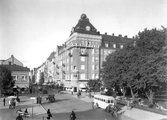 Trafik på Storgatan, 1920-1930