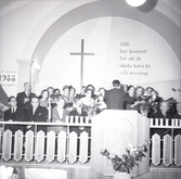 Filadelfiakyrkan firade 25 år. Blandad kör med orkester.