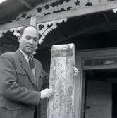 Dr Palm i Björkerum i Karl Olsgården. Huset ligger numera i Himmelsberga, Långlöts socken, men låg ursprungligen i Dyestad, Runstens socken.