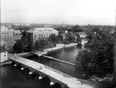 Vy över Kanslibron från slottet, 1928