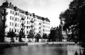 Hyreshus vid Norra Strandgatan, 1930-tal