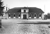 Landshövdingens stall på Olaigatan, före 1909