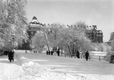 Mycket snö på Storbron, 1920-tal