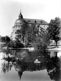 Örebro slott med spegelbild, 1920-tal