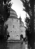 Slottets vänstra torn sett från Centralparken, 1920-tal