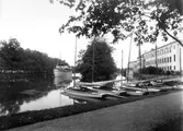 Båtar vid Slussen,1930-tal