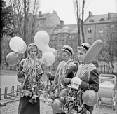 Realexamen på flickläroverk, 1955