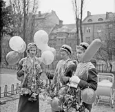 Realexamen på flickläroverk, 1955