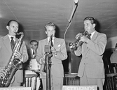 Stährings orkester i Folkets Park, hösten 1953