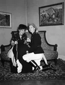 FRieri på möhippa på Kanalträdgården, 1953-09-15