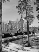 Längbro kyrka, januari 1952