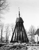 Klockstapel Almby kyrka, 1954