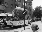 Röda korsets vagn på Barnens dag, 1953