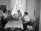 Hemma hos familj i Sörby, 1954