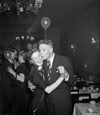 Dans på nyårsafton på Nora Stadshotell, 1953