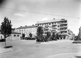 Parkering på Våghustorget, 1940-tal