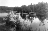 Båt utanför Svennevad, 1930-tal