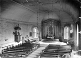 Interiör från Askers kyrka, 1930-tal