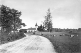 Väg mot Ekeby kyrka, 1930-tal