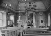 Interiör från Ekeby kyrka, 1930-tal