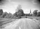 Vy mot Ekers kyrka från söder, 1930-tal