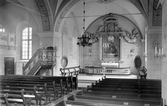 Interiör från Ervalla kyrka, 1930-tal