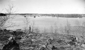 Översvämning vid Ervalla, 1936