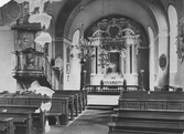 Interiör från Götlunda kyrka, 1930-tal