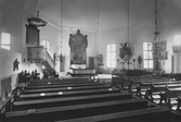 Interiör från Närkes Kils kyrka, 1930-tal