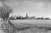 Vy mot Knista kyrka, 1942