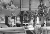 Interiör från Kvistbro kyrka, 1934