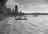 Roddbåt i Hemsjön i Södra Kilsbergen, 1936