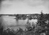 Vy över sjö, 1929