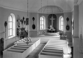 Interiör från Lillkyrka kyrka, 1930-tal