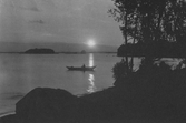 Västra badstranden på Vinön, 1930-tal