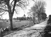 Vy mot Ringkarleby kyrka, 1930-tal