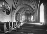 Interiör från Ringkarleby kyrka, 1930-tal