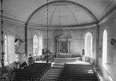 Interiör från Stora Mellösa kyrka, 1930-tal