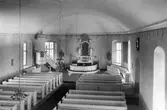 Interiör från Tysslinge kyrka, 1930-tal
