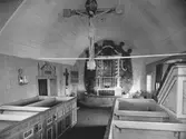Interiör från Tångeråsa kyrka, 1930-tal