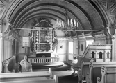 Interiör från Tångeråsa kyrka, 1930-tal