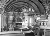Interiör från Tångeråsa kyrka, 1930-tal