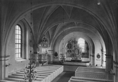 Interiör från Askersunds landsförsamlings kyrka, 1930-tal