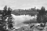 Vy mot Hammars kyrka, 1930-tal