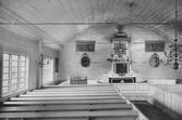 Interiör från Olshammars kyrka, 1930-tal