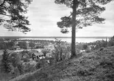 Vy från Rävåsen i Karlskoga, 1930-tal