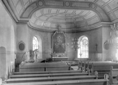 Interiör från Lerbäcks kyrka, 1930-tal