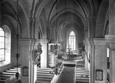 Interiör från Sköllersta kyrka, 1930-tal
