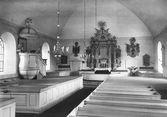 Interiör från Snavlunda kyrka, 1935